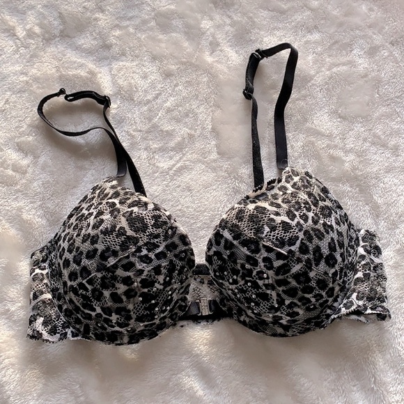 La Senza Beyond Sexy Leopard Print Lace Bra 32B